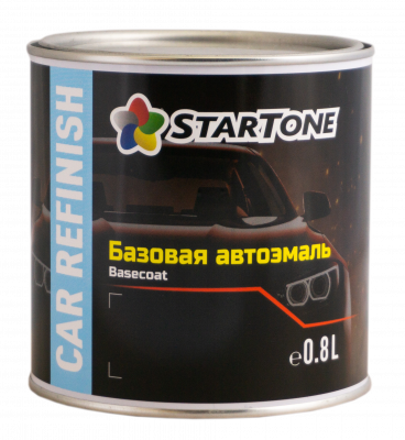 Эмаль базовая STARTONE Toyota 202 Astral black 0,8л фото в интернет магазине Новакрас.ру